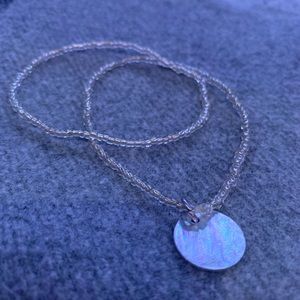 A pair of bracelets.